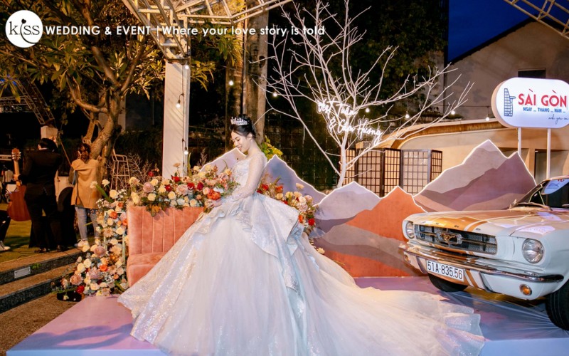 Đám cưới do Kiss Wedding tổ chức