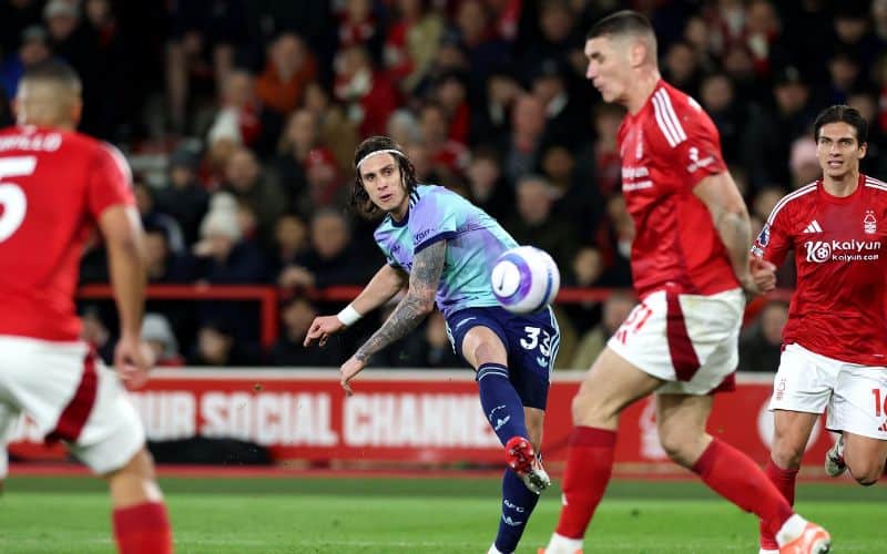 Arsenal bế tắc trước hàng thủ kiên cố của Nottingham